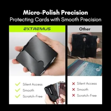 Extremus Tactical Wallet: RFID Blocker, Slim Design