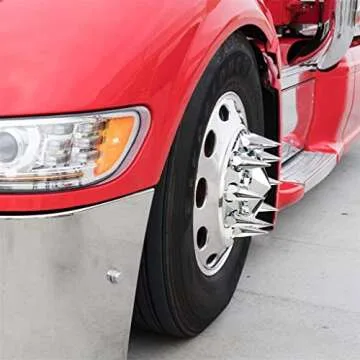 Stylish Chrome Spike Lug Nut Covers for Trucks | TORQUE