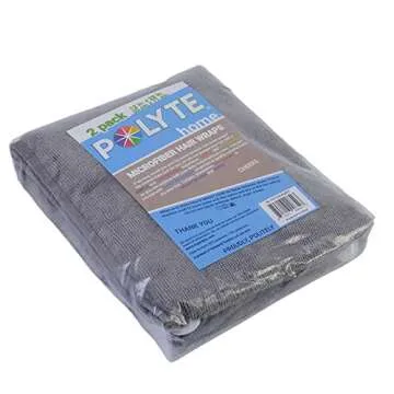 POLYTE Microfiber Hair Turban Wrap for Quick Drying