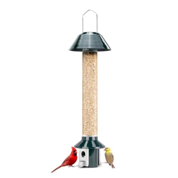 Roamwild PestOff 2.0 Squirrel Proof Wild Bird Feeder - 26" - 4LBS Capacity - GREEN