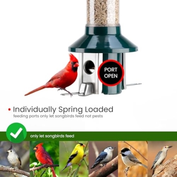 Roamwild PestOff 2.0 Squirrel Proof Bird Feeder - 4LBS Capacity