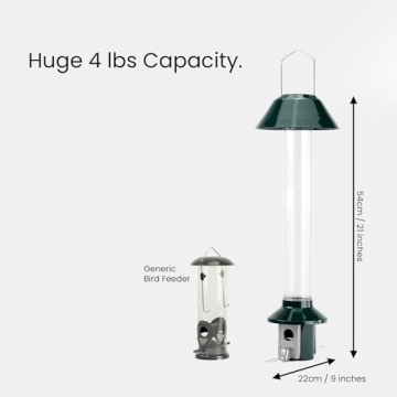 Roamwild PestOff 2.0 Squirrel Proof Bird Feeder - 4LBS Capacity