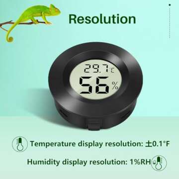 Thlevel Mini Digital Thermometer Hygrometer for Home Use
