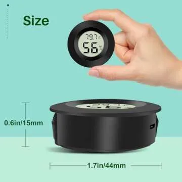 Thlevel Mini Digital Thermometer Hygrometer for Home Use