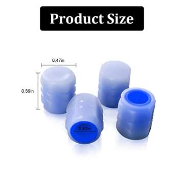 Luminous Tire Valve Stem Caps for Car, 12PCS Fluorescent Glow in The Dark Air Caps Cover, Illuminate...