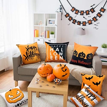 Halloween Themed Pillow Covers for Home Decoration