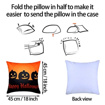 Halloween Themed Pillow Covers for Home Decoration