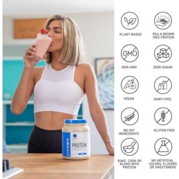 Isopure Plant-Based Protein Powder, Lactose Free, Gluten Free, With Iron, Unflavored, 20g Plant Prot...