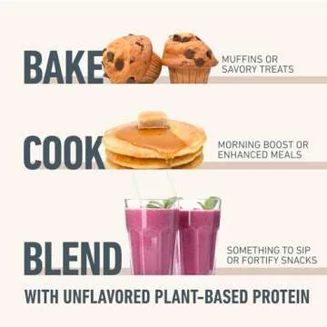 Isopure Plant-Based Protein Powder, Lactose Free, Gluten Free, With Iron, Unflavored, 20g Plant Protein Per Serving, 1.15 Lbs, 20 Servings