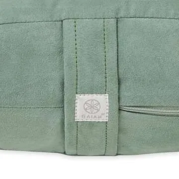 Gaiam Yoga Bolster Rectangular Meditation Pillow