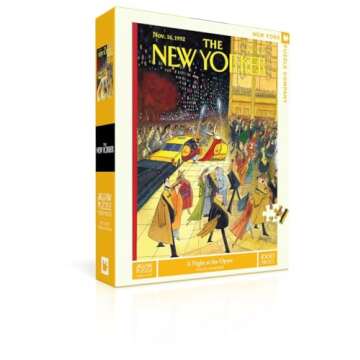 New York Puzzle Company - New Yorker A Night at The Opera - 1000 Piece Jigsaw Puzzle for Adults by Arnold Roth