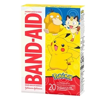 Pokémon Band-Aid Adhesive Bandages for Kids 20 ct