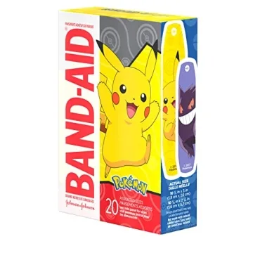 Pokémon Band-Aid Adhesive Bandages for Kids 20 ct