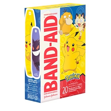 Pokémon Band-Aid Adhesive Bandages for Kids 20 ct