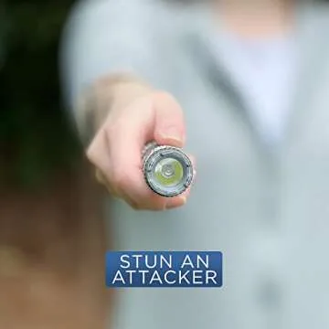 Jolt RhineStun Stun Gun Flashlight for Women'Safety and Style