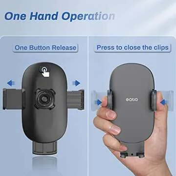 OQTIQ Windshield Phone Mount for Car [Gooseneck 13" Long Arm] Car Phone Holder Mount Dashboard Windshield Strong Suction Cup Cell Phone Holder Car Truck for iPhone 16 15 14 All Mobile Phones