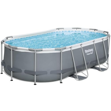 Bestway Power Steel Oval Above Ground Pool Set