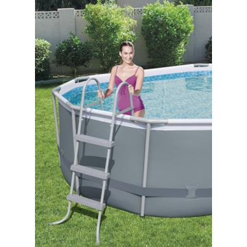 Bestway Power Steel Oval Above Ground Pool Set