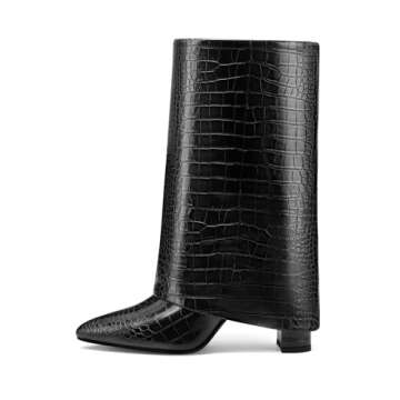 Stylish Vaslemuse Women's Mid-Calf Boots in Size 11