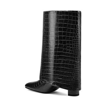 Stylish Vaslemuse Women's Mid-Calf Boots in Size 11