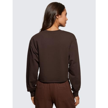 Stylish CRZ YOGA Cropped Sweatshirt for Women | Soft & Cozy