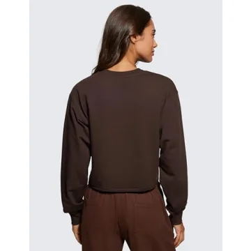 Stylish CRZ YOGA Cropped Sweatshirt for Women | Soft & Cozy