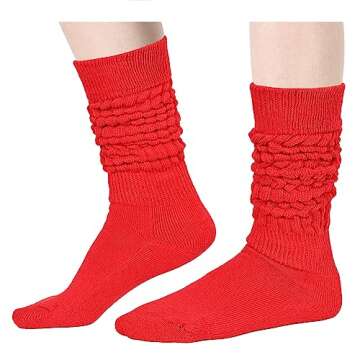 Sockfun Slouch Socks for Women and Girls - Retro Style