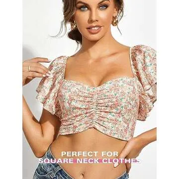 DOBREVA Women's Balconette Lace Bra See Through Demi Sheer Mesh Plus Size Underwire Black 34B