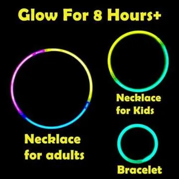 GiftExpress 200 Pcs Small Glow Sticks, Bulk Mini Glow in the Dark Sticks for Easter Eggs Filler, Easter Basket Stuffers, Night Egg Hunts, Fishing Floats