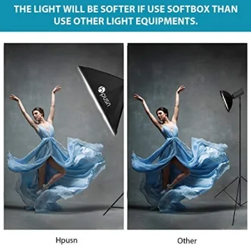HPUSN Softbox Lighting Kit for Professional Photo & Video