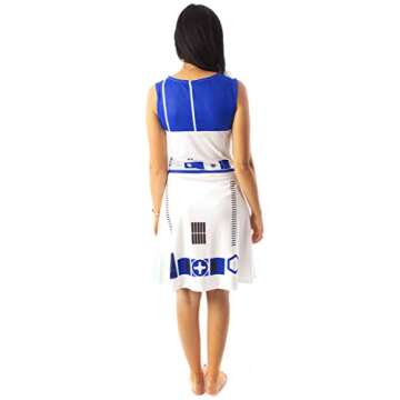 Star Wars R2D2 Costume Dress for Women - Cosplay Style