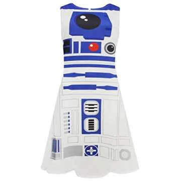 Star Wars R2D2 Costume Dress for Women - Cosplay Style