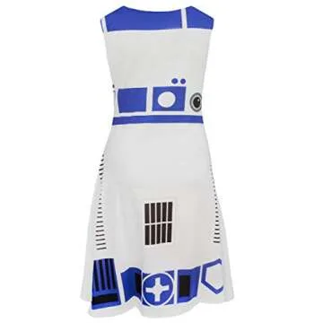 Star Wars R2D2 Costume Dress for Women - Cosplay Style