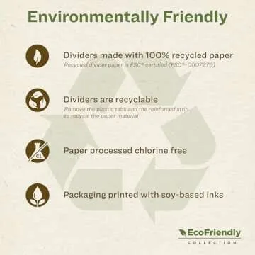 EcoFriendly Recycled 31-Tab Binders by Avery