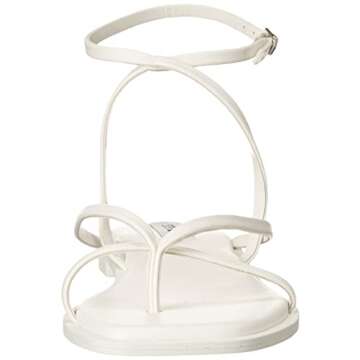 Steve Madden Women's Agree Sandal - Elegant Strappy White Footwear for All-Day Comfort