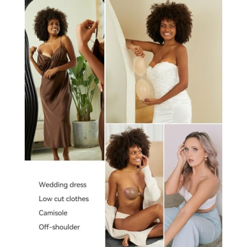 Niidor Adhesive Bra for Backless Style and Comfort