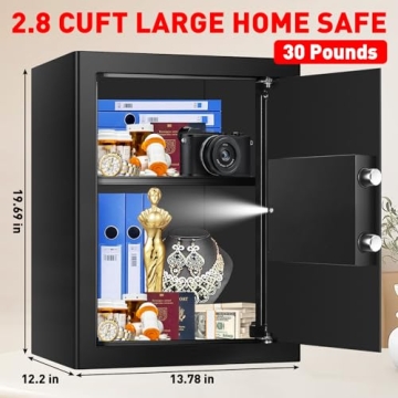 Fireproof & Waterproof Large Safe Box for Home Security
