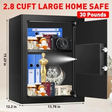 Fireproof & Waterproof Large Safe Box for Home Security