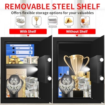 Fireproof & Waterproof Large Safe Box for Home Security