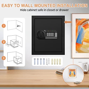 Fireproof & Waterproof Large Safe Box for Home Security