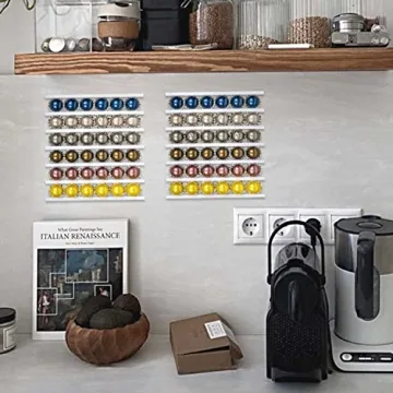 KreAid Coffee Pod Holder for Nespresso & K-Cup Storage