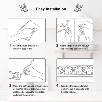 KreAid Coffee Pod Holder for Nespresso & K-Cup Storage