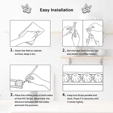 KreAid Coffee Pod Holder for Nespresso & K-Cup Storage