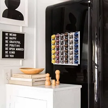 KreAid Coffee Pod Holder for Nespresso & K-Cup Storage