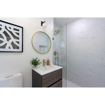 George Kovacs Alluria 1-Light Wall Sconce in Black/Gold