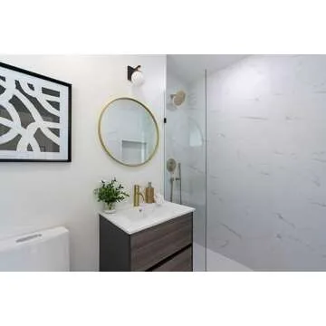 George Kovacs Alluria 1-Light Wall Sconce in Black/Gold