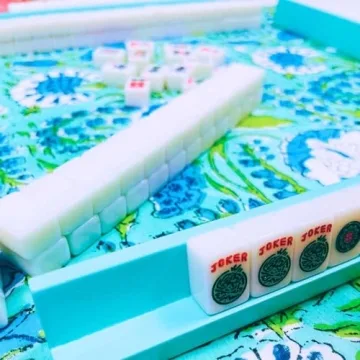 Mini American Mahjong Set for Travel and Fun | Small Size