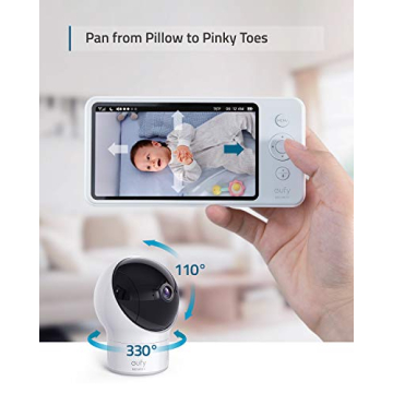 eufy Video Baby Monitor 2-Cam Kit with 720p HD Display