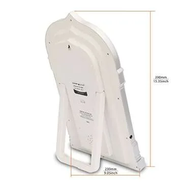 AL-HARAMEEN Azan Clock,Led Prayer Clock,Wall Clock,Read Home/Office/Mosque Digital Clock/Decorative Clock HA-4008 (Gray)