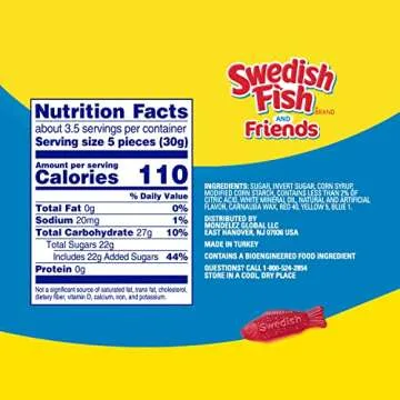 SWEDISH FISH and Friends Soft Chewy Candy - 12 Bags